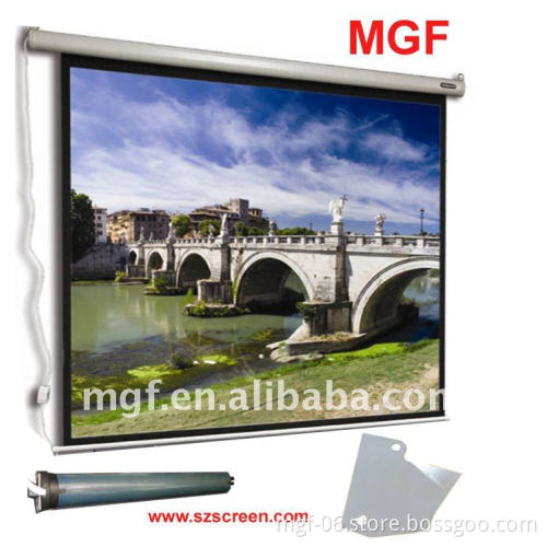 Motorised projector screen with remote control/screen up and down switch